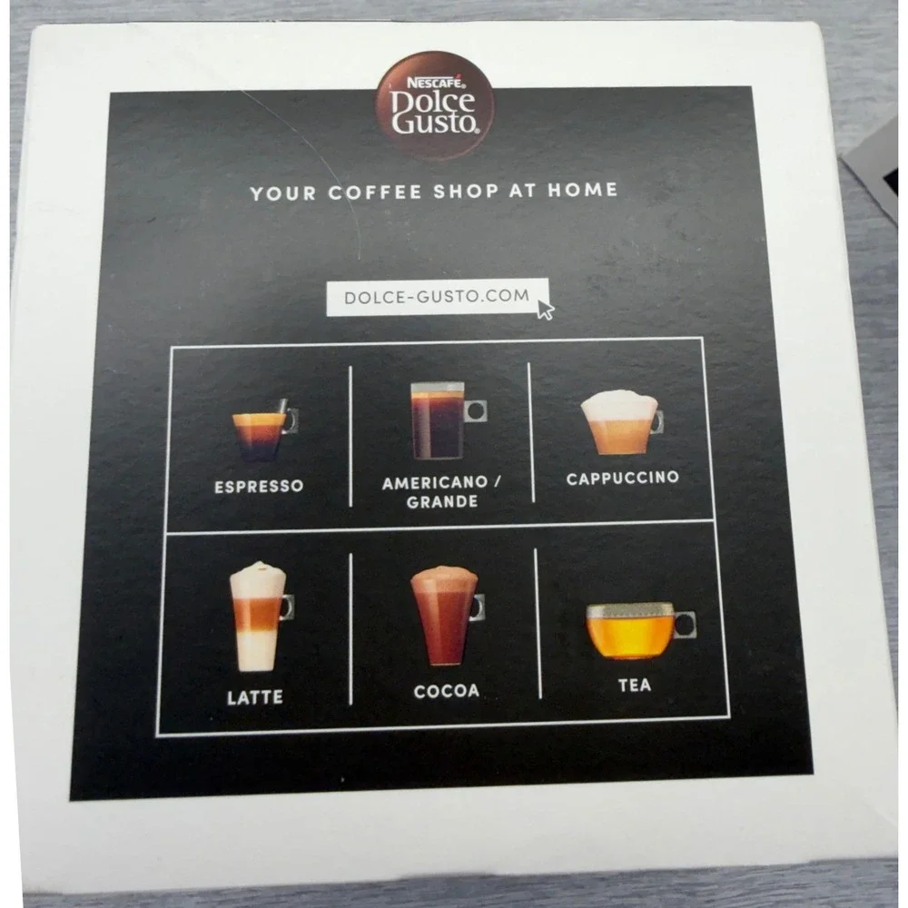 Nescafe Dolce Gusto Espresso Intenso 16 Coffee Pods Intensity 7 Full-Bodied 112g